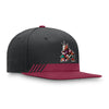 Coyotes LockerRoom Snapback Hat in Black and Red - Right View