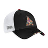 Coyotes Fanatics Branded 2022 Draft Hat in Black and White - Angled Right Side View
