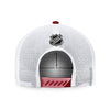 Coyotes Fanatics Branded 2022 Draft Hat in Black and White - Back View
