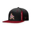 Coyotes 2022 Draft Snapback Hat in Black and Red - Angled Left Side View