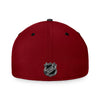 Coyotes 2022 Authentic Pro Rink Flex Hat In Grey & Red - Back View