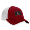 Coyotes Authentic Pro Rink Trucker Hat in Marroon and White - Ride Side View