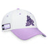 Coyotes Authentic Pro Hockey Fights Cancer Hat in Lavender & White - Right Side View