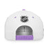 Coyotes Authentic Pro Hockey Fights Cancer Hat in Lavender & White - Back View