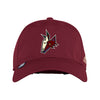 Adidas Coyotes Reverse Retro Adjustable Hat In Maroon - Front View