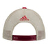 adidas Arizona Coyotes Sunbleached Trucker Hat In Red & Tan - Back View