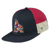 Arizona Coyotes Breakaway Alternate Jersey Snapback Hat in Red and Black - Left View