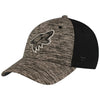 Arizona Coyotes Versalux Tonal Adjustable Hat in Black and Gray - Left View