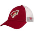 Arizona Coyotes 9FIFTY Trucker Hat in Red and White - Left View