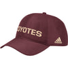 adidas Arizona Coyotes City First Adjustable Hat in Burgundy - Front View