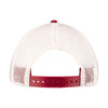 Arizona Coyotes Trucker Adjustable Hat in Red and White - Back View