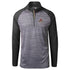 Levelwear Coyotes Vandal  Quarter-Zip Pullover in Gray - Front View