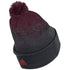 Arizona Coyotes Color Fade Knit in Burgundy and Black - Back View