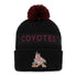 Coyotes Fanatics Branded 2022 Draft Knit in Black and Red - Front View