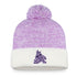 Coyotes Authentic Pro Hockey Fights Cancer Knit in Lavender - Front View