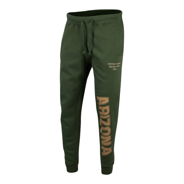 COYOTES ARIZONA OLIVE JOGGER - FRONT VIEW