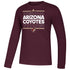 Adidas Coyotes Dassler Remix Long Sleeve T-Shirt in Burgundy - Front View