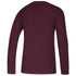 Adidas Coyotes Dassler Remix Long Sleeve T-Shirt in Burgundy - Back View