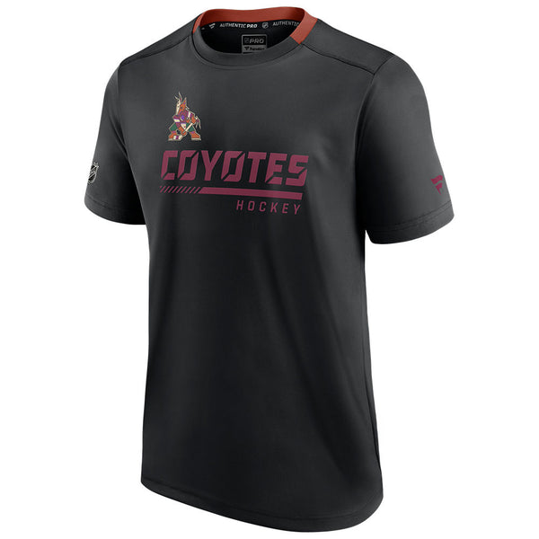 Fanatics Coyotes Pro Core Prime T-Shirt in Black - Front View