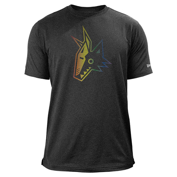 New Era Arizona Coyotes Pride T-Shirt in Gray - Front View