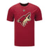 Arizona Coyotes Men's Adidas Derek Stepan Name & Number T-Shirt In Red - Front View
