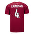 Arizona Coyotes Men's Fanatics Branded Niklas Hjalmarsson Name & Number T-Shirt In Red - Back View