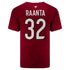Arizona Coyotes Men's Fanatics Branded Antti Raanta Name & Number T-Shirt in Red - Back View