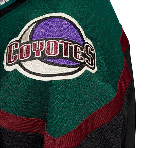 Adidas Arizona Coyotes Black Authentic Blank Jersey - Shoulder Patch View