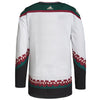 Adidas Arizona Coyotes White Authentic Blank Jersey - Back View
