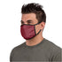 Arizona Coyotes FOCO 3 Pack Face Coverings in Red - Worn Left Front View