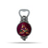 Coyotes Kachina Bottle Opener Magnet in Silver and Red - Front View