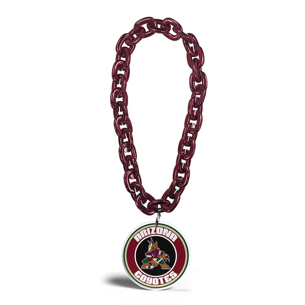 Coyotes Team Logo Fanchain in Red - Front View