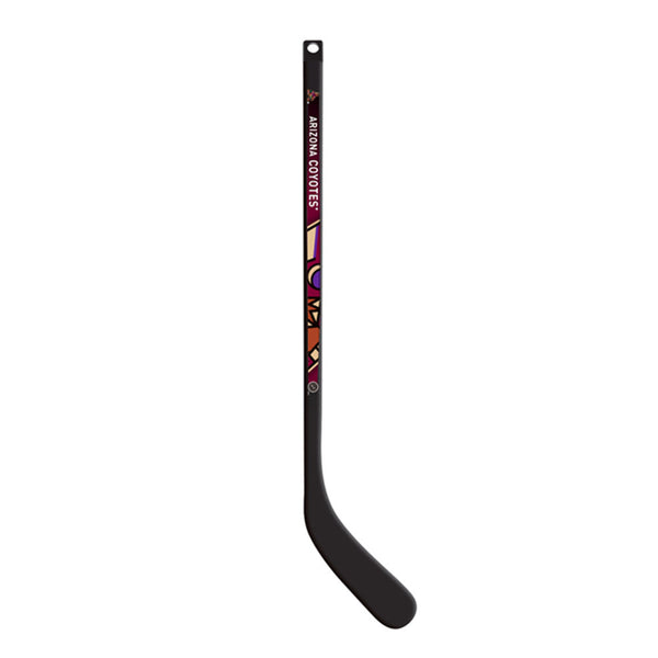 Inglasco Coyotes Composite Player Mini Hockey Stick in Black - Front View