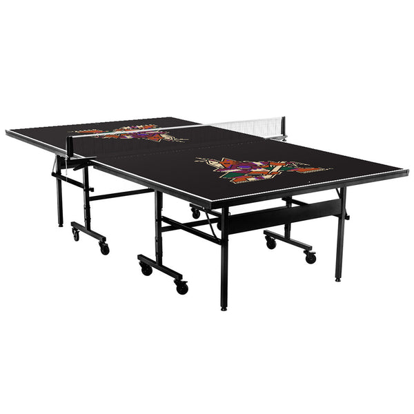 Products Standard Victory Tailgate Arizona Coyotes Table Tennis - Classic Table Tennis Table - Front & Side View