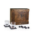 Picnic Time Coyotes Whiskey Box Gift Set in Brown, Gray And Clear - Front View