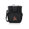Picnic Time Coyotes Activo Cooler Tote Bag in Black - Front View 