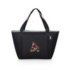 Picnic Time Coyotes Cooler Tote Bag in Black - Front View