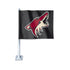 Arizona Coyotes Wincraft Car Flag in Black, Red, and Tan - Front View