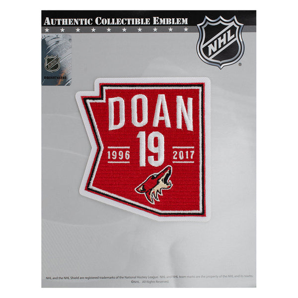 Arizona Coyotes Doan Patch in Red - Front View