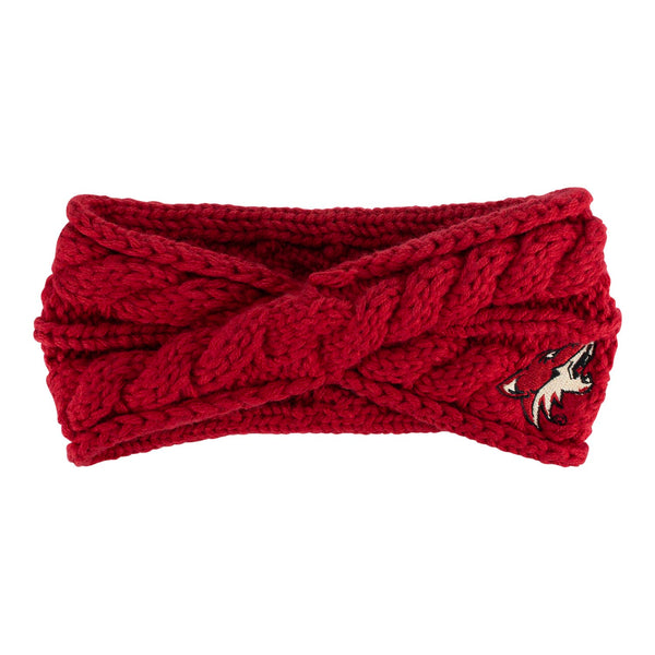 Fanatics Coyotes Cable Head Band In Red - Front View