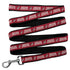 Coyotes Medium Pet Leash in Red - Front View