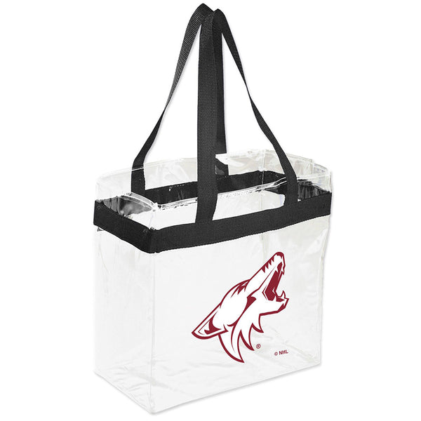 Arizona Coyotes Clear Tote Bag - Front View