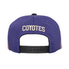 Arizona Coyotes Youth Special Edition Adjustable Hat in Purple and Black - Back View
