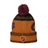 Youth Outerstuff Coyotes 2022 Special Edition Knit Hat In Orange & Black - Back View