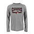 Youth Outerstuff Coyotes Long-Sleeve T-shirt in Gray - Front View