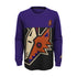 Youth Outerstuff Coyotes Special Edition Long-Sleeve T-shirt in Purple and Black - Front View