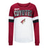 Youth Fanatics Branded Arizona Coyotes Primary Logo T-Shirt In White, Red & Black - Front View