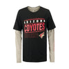 Youth Arizona Coyotes Outerstuff Binary 2 In 1 Long Sleeve T-Shirt