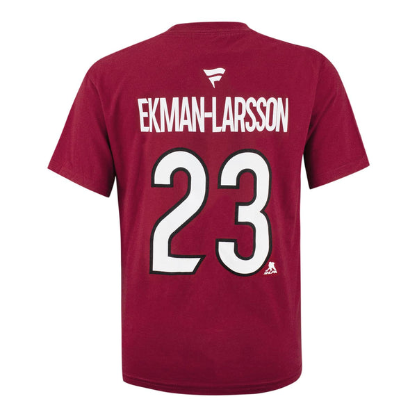 Ekman-Larsson Arizona Coyotes Youth Fanatics Branded Name & Number T-Shirt In Red - Back View