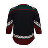 Outerstuff Juvenile Arizona Coyotes Replica Home Jersey in Black - Back View
